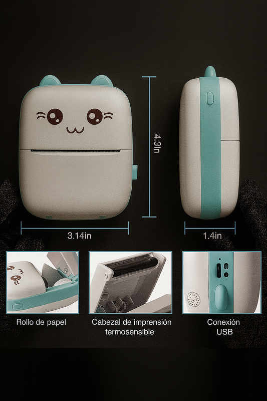 Imprime tus recuerdos al instante, en cualquier lugar.