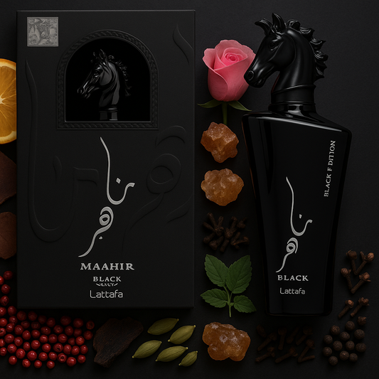 PERFUME LATAFFA MAAHIR BLACK 100 ML